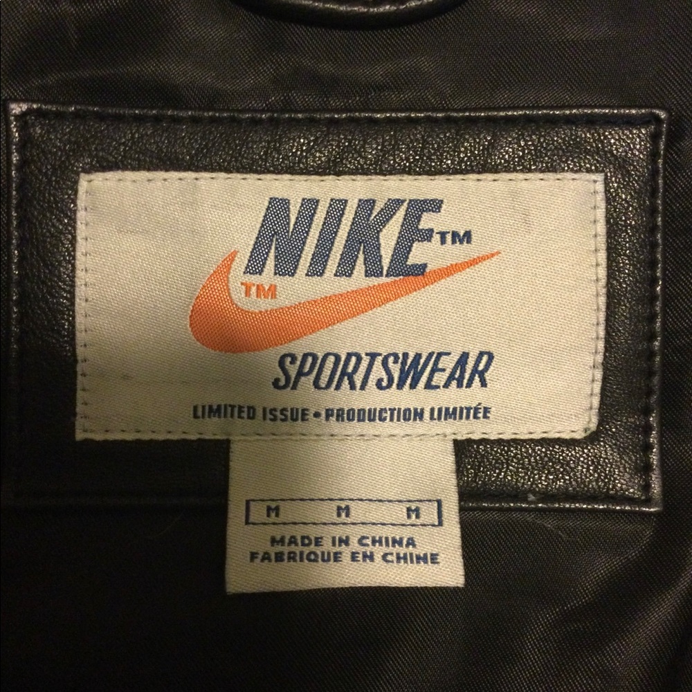 Vintage Nike Leather Motorcycle Jacket - Picture 4 of 7